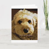 CobaltMoonDesign Cavapoo Gruß-Karte Karte (Vorderseite)