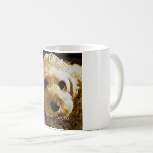 CobaltMoonDesign I Liebe meine Cavapoo Tasse (VorderseiteRechts)