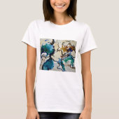 CobaltMoonDesign - Kunst-T - Shirt Blau-Lagune (Vorderseite)