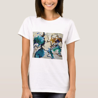 CobaltMoonDesign - Kunst-T - Shirt Blau-Lagune