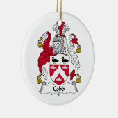 Cobb Familienwappen Keramikornament (Rechts)