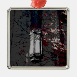 Cobb Hall Lampe mit kastanienbraunem Efeu Silbernes Ornament