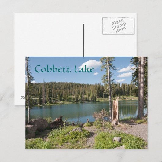 Cobbett Lake Postkarte (Vorne/Hinten)