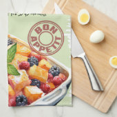 Cobbler-Rezept Geschirrtuch (Viertel Falte)