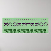 COBBLEROCK SIGN POSTER (Vorne)