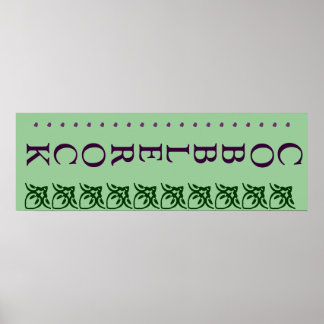 COBBLEROCK SIGN POSTER