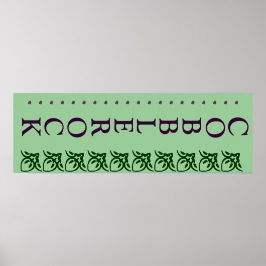 COBBLEROCK SIGN POSTER (Vorne)