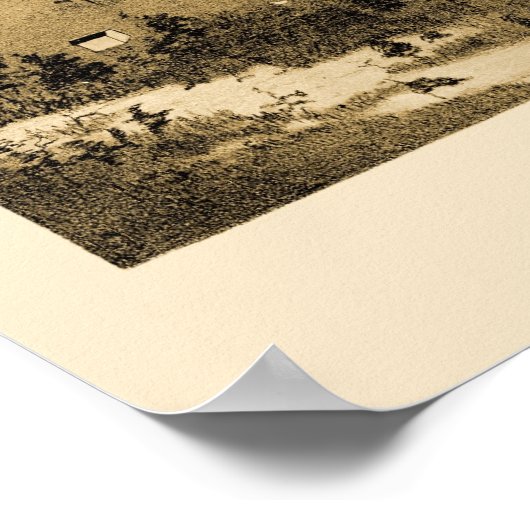 Cobbleskill, NY Panoramic Map - 1883 Poster (Ecke)