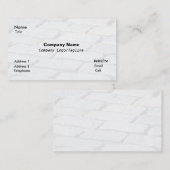 Cobblestone Abstrakt Business Card Visitenkarte (Vorne/Hinten)