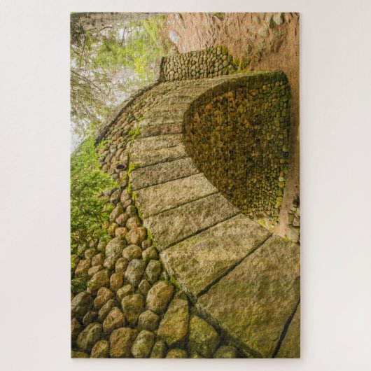 Cobblestone Bridge Acadia Nationalpark Puzzle (Vertikal)