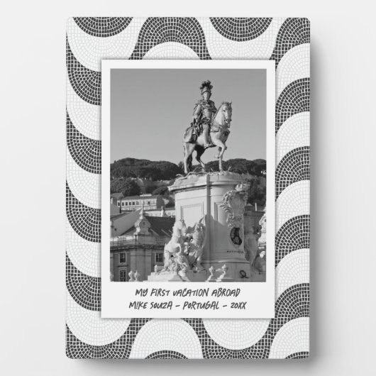 Cobblestone Foto Fotoplatte (Vorderseite)