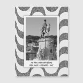 Cobblestone Foto Magnetkarte (Vorderseite)