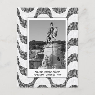 Cobblestone Foto Postkarte