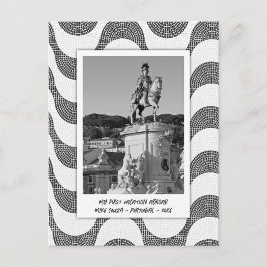 Cobblestone Foto Postkarte (Vorderseite)