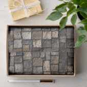 Cobblestone-Muster Seidenpapier (Geschenk)