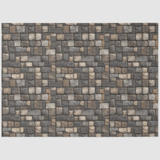 Cobblestone-Muster Seidenpapier