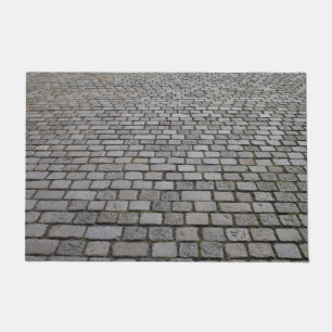 Cobblestone Road Texture Fußmatte