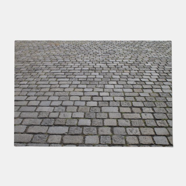 Cobblestone Road Texture Fußmatte (Vorderseite)