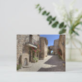 Cobblestone Straße, Steinstrasse, historische Gebä Postkarte (Stehend Vorderseite)