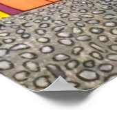 Cobblestone Straßen von Sardinien Poster (Ecke)