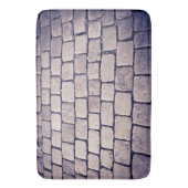 Cobblestone Street Detail, Horizontal Badematte (Vorderseite Vertikal)