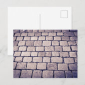 Cobblestone Street Detail, Horizontal Postkarte (Vorne/Hinten)