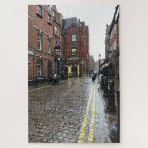 Cobblestone Street Kensington London England Puzzle