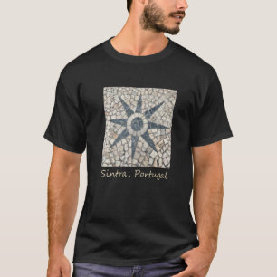 Cobblestone Sun Sintra Portugal Street Fotografie T-Shirt