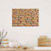 Cobblestone-Wanderdetails Poster (Küche)