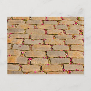 Cobblestone-Wanderdetails Postkarte