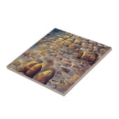 Cobblestones goldenes Licht auf Steine Grafik Kuns Fliese (Seite)