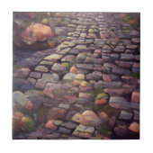 Cobblestones grafische Kunst Fliese (Vorderseite)