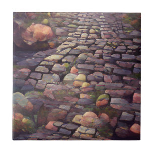 Cobblestones grafische Kunst Fliese