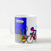 Cobblestones near Roubaix - Tour de France Kaffeetasse (Vorderseite Links)