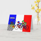 Cobblestones near Roubaix - Tour de France Karte (Gelbe Blume)