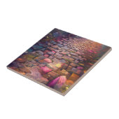 Cobblestones Psychische Farben grafische Kunst Fliese (Seite)