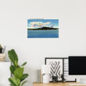 Cobbosseecontee Blick auf die Insel Kuba Poster (Heimbüro)