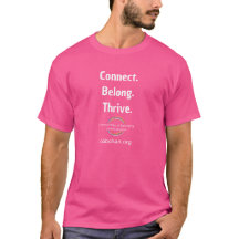 CoBC Light Text T - Shirt - Connect Belong Thrive