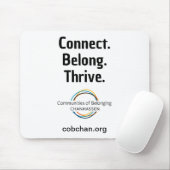 CoBC Mousepad - Connect Belong Thrive (Mit Mouse)