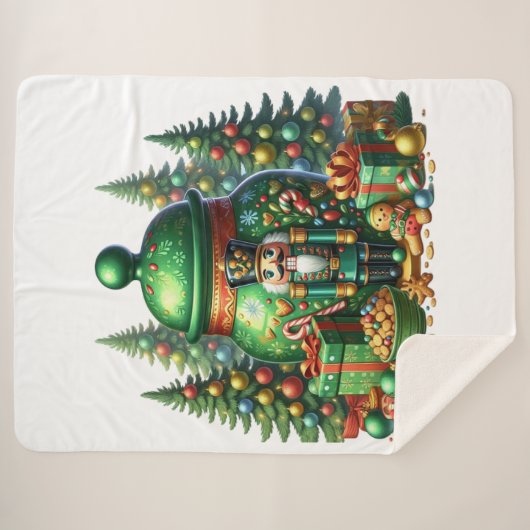 Cobertor (Blanket) Sherpa Quebra-Nozes Sherpadecke (Vorderseite (Horizontal))