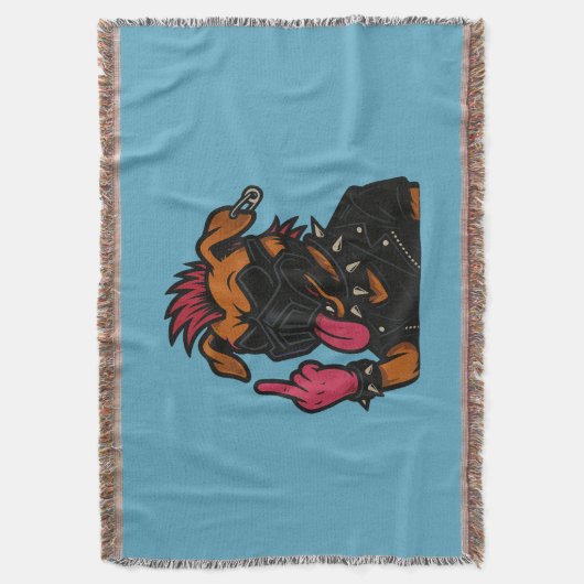 Cobertor cachorro maluco decke (Vorderseite Vertikal)