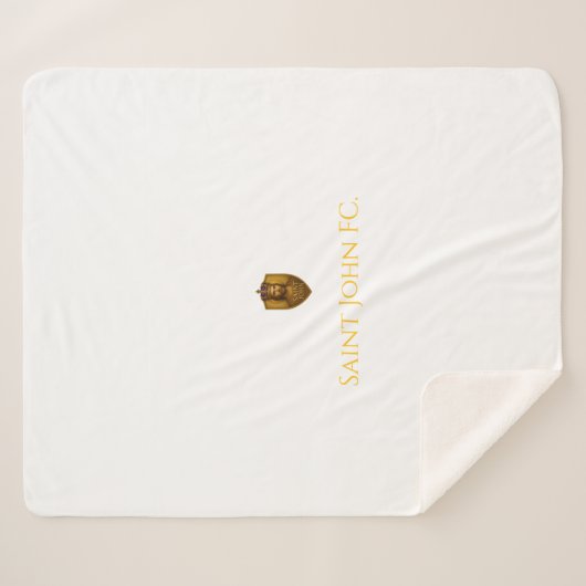 Cobertor Saint John FC. Sherpadecke (Vorderseite (Horizontal))