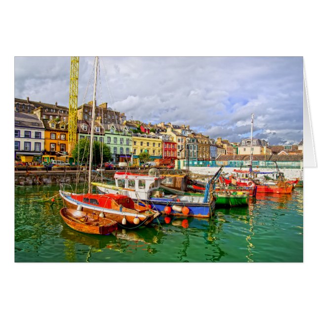 Cobh Hafen in Irland (Vorderseite (Horizontal))