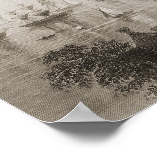 Cobh Harbour, Cork, Irland Poster (Ecke)