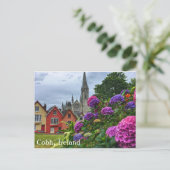 Cobh Irland, Hydrangeas, Postkarte (Stehend Vorderseite)