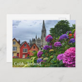 Cobh Irland, Hydrangeas, Postkarte (Vorne/Hinten)