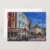 Cobh, Irland-Landkreis-Korken-Irland-Postkarte Postkarte (Vorne/Hinten)