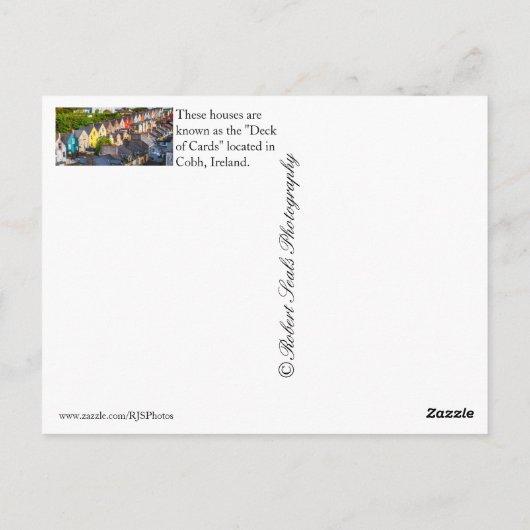 Cobh, Irland Postkarte (Rückseite)