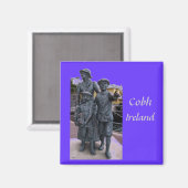 Cobh, Irland Statues Magnet (Vorderseite/Rückseite)