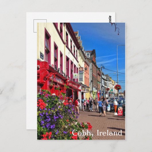 Cobh, Landkreis Cork Irland, Postcard Postkarte (Vorne/Hinten)